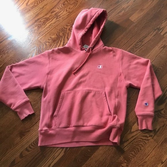 faded red sweatshirt
